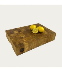 Butcher block 43 x 43 cm VD8 Eiken Kopshout hakblok